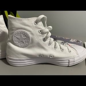 Converse white monochrome sneakers (hard to find)